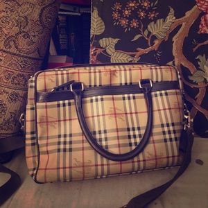 SOLD Burberry Laptop/Messenger Bag